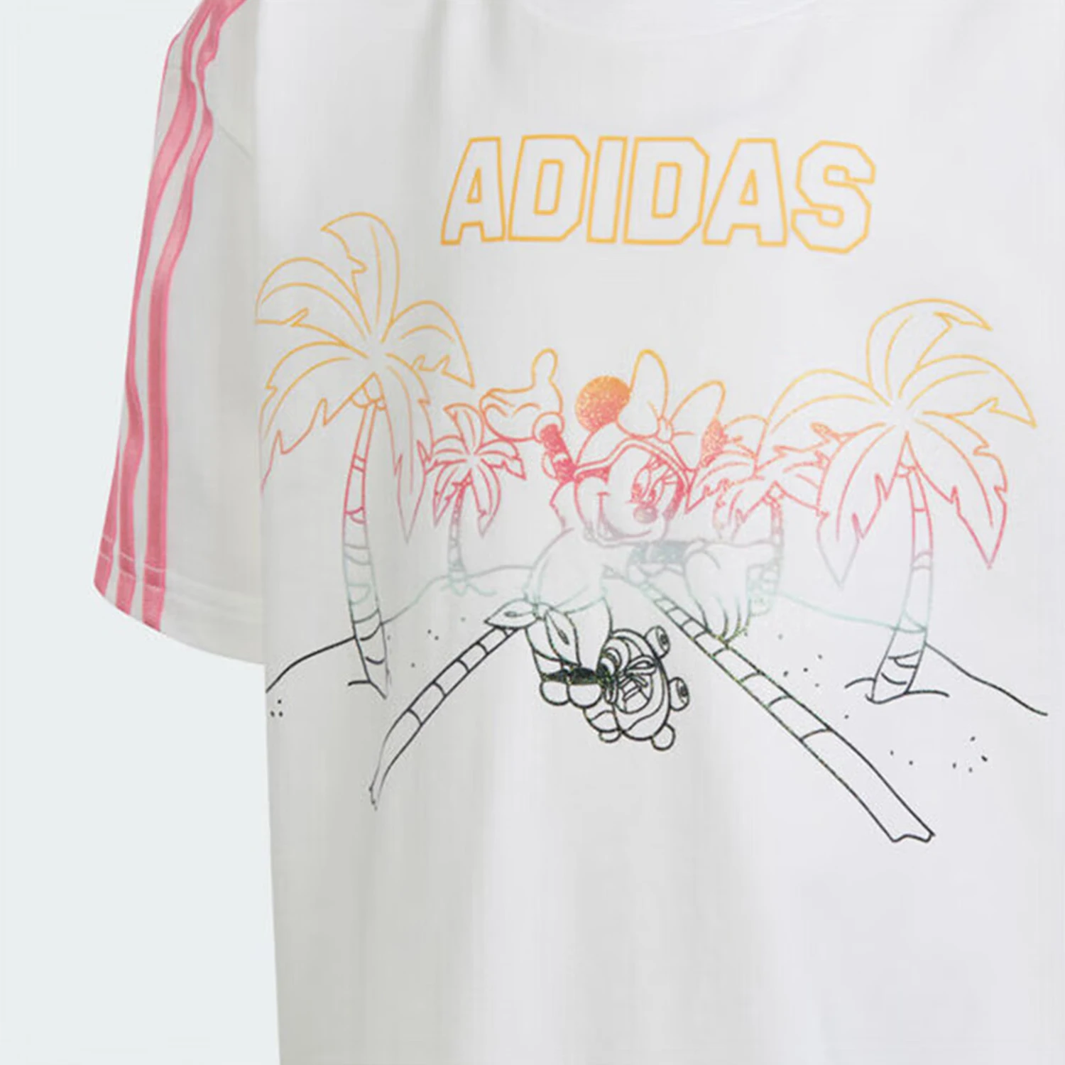 Фото Оригинальная новая детская модная футболка Adidas с короткими рукавами и принтом IN7302 №3