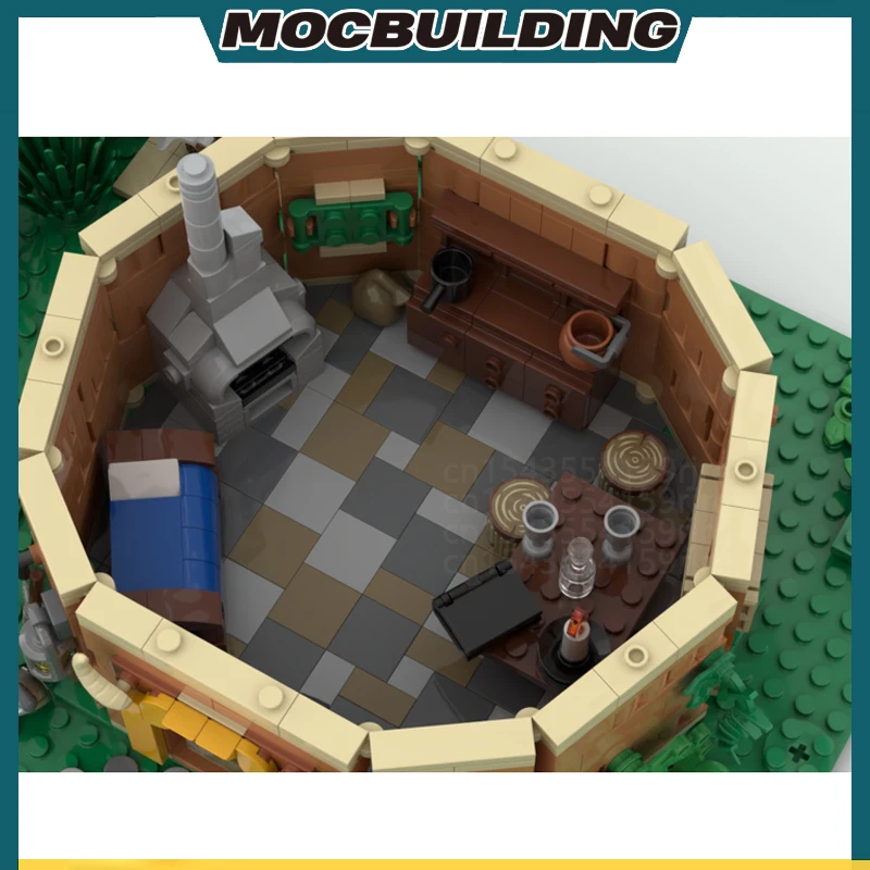 Строительный блок MOC Vikinged Watchout Sentry Tower Маяк Технология Кирпичи DIY Замок Собранная модель игрушки Рождественские подарки 1519 шт. (art.: 3920ca641de3d) - 3920ca641de3d