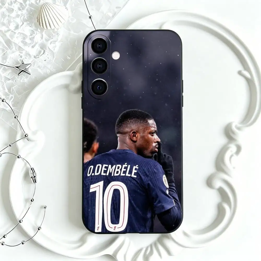 Фото Чехол для телефона Football Star for Dembele, черный, силиконовый, мягкий, для Samsung Galaxy A73, A72, A71, A70, A53, A52, A51 №5