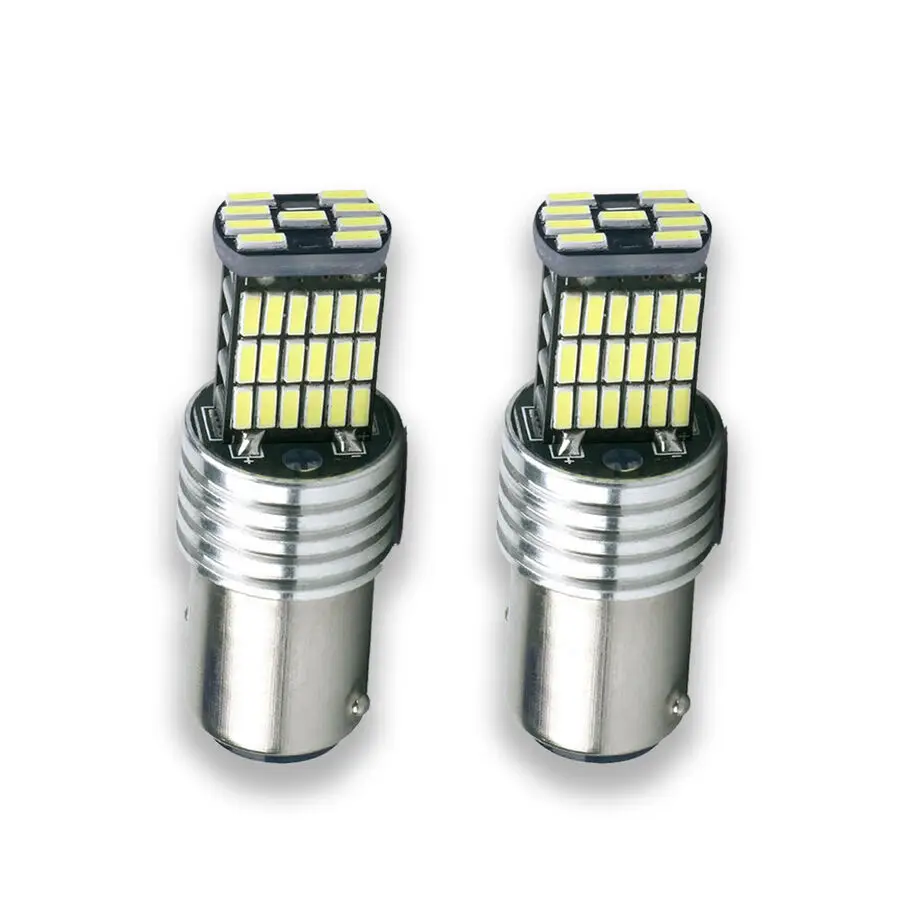 

2x1157 4014 45SMD светодиодный ная лампа лм сигнал поворота заднего хода стоп светильник белый, желтый, красный