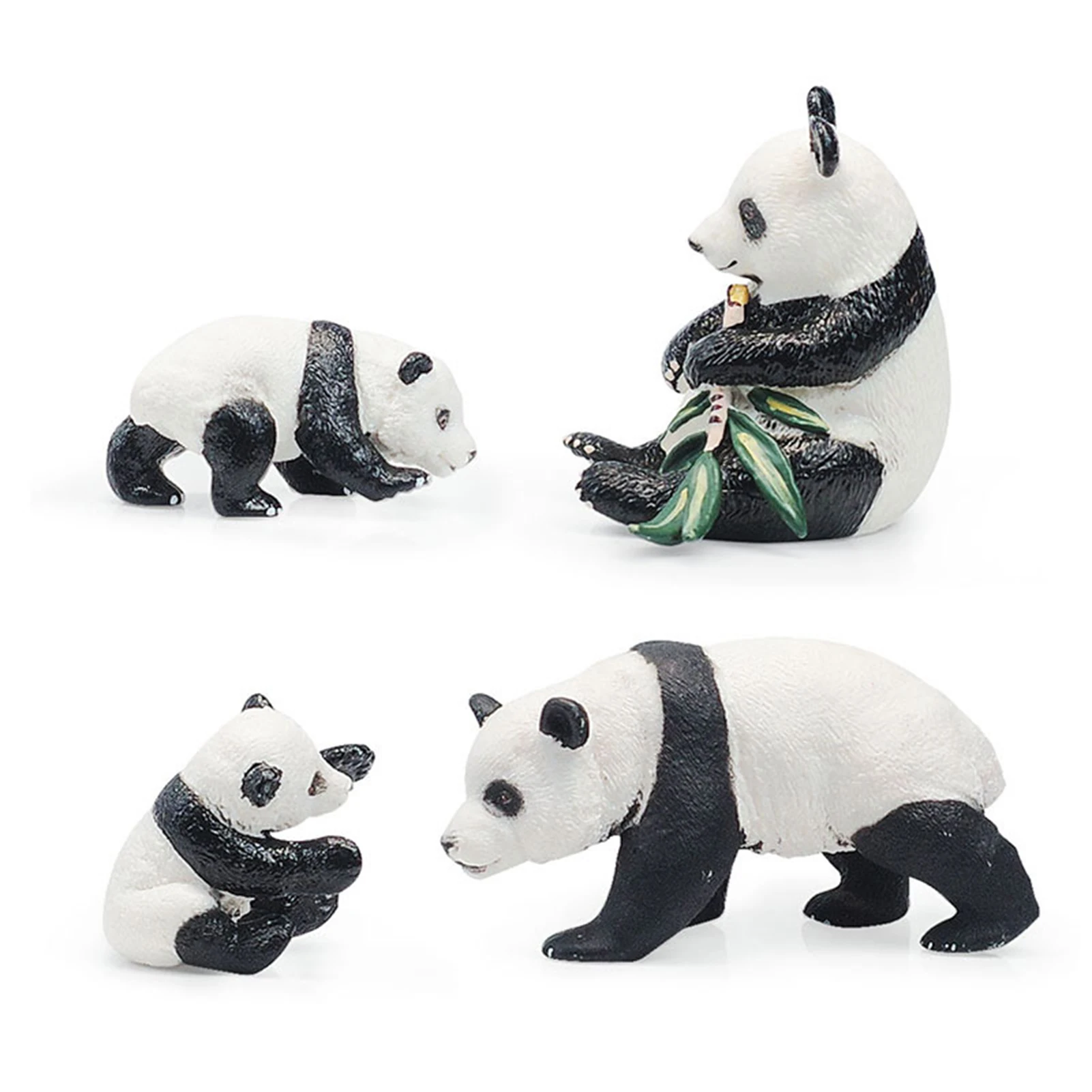 

Simulation Life-like Animal Toy Sitting Panda Model Figurine Action Figures Home Decor Educational Toys For Children