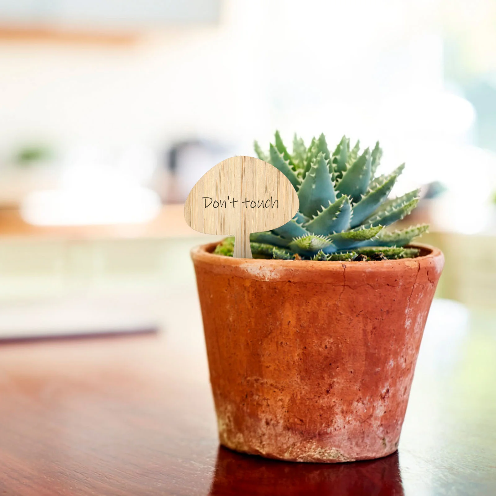 

30pcs Mushroom Shape Plant Sign Durable Chic Plants Label for Balcony Flower Shop