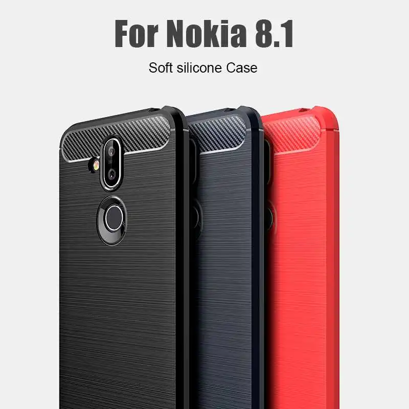 

Mokoemi Shockproof Soft Case For Nokia 8.1 Phone Case Cover