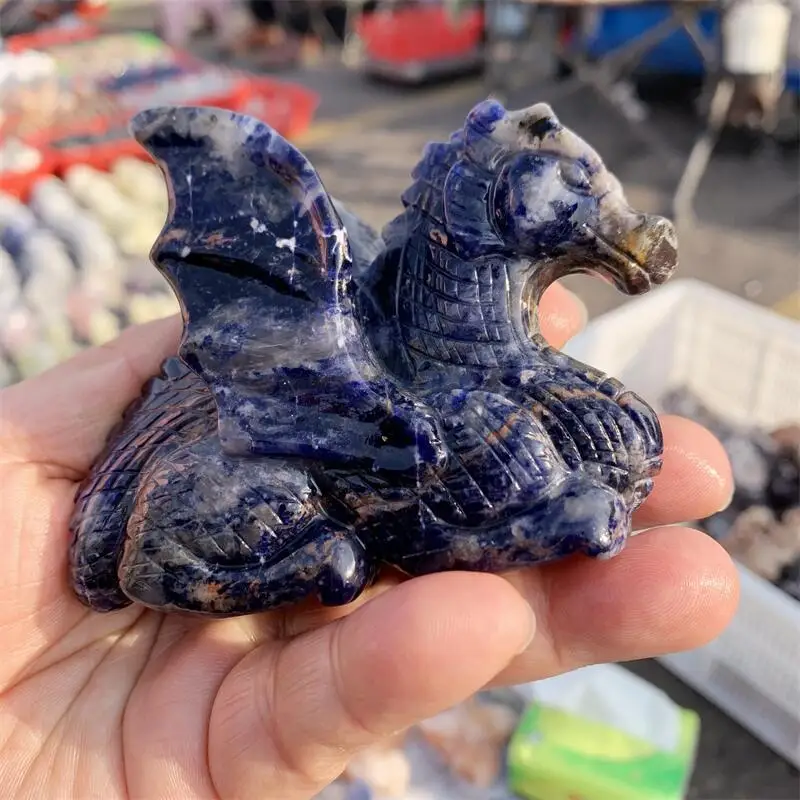 Хрустальная фигурка дракона