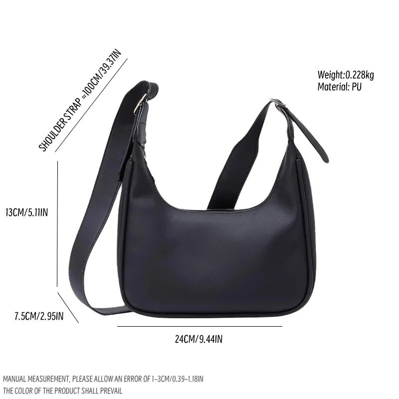 Женская Минималистичная и ретро сумка через плечо из искусственной кожи