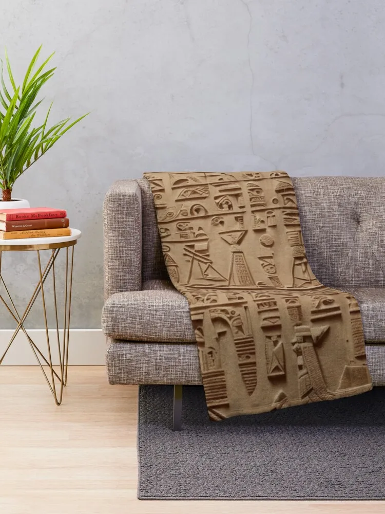 Древняя мудрость: Sumerian Cuneiform Homage B пледы одеяла для детского дивана-кровати