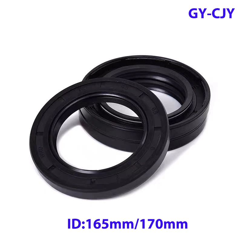 

ID: 165mm/170mm NBR TC/FB/TG4 Skeleton Oil Seal Rings OD: 180mm-220mm Height: 12mm-18mm NBR Double Lip Seal for Rotation Shaft