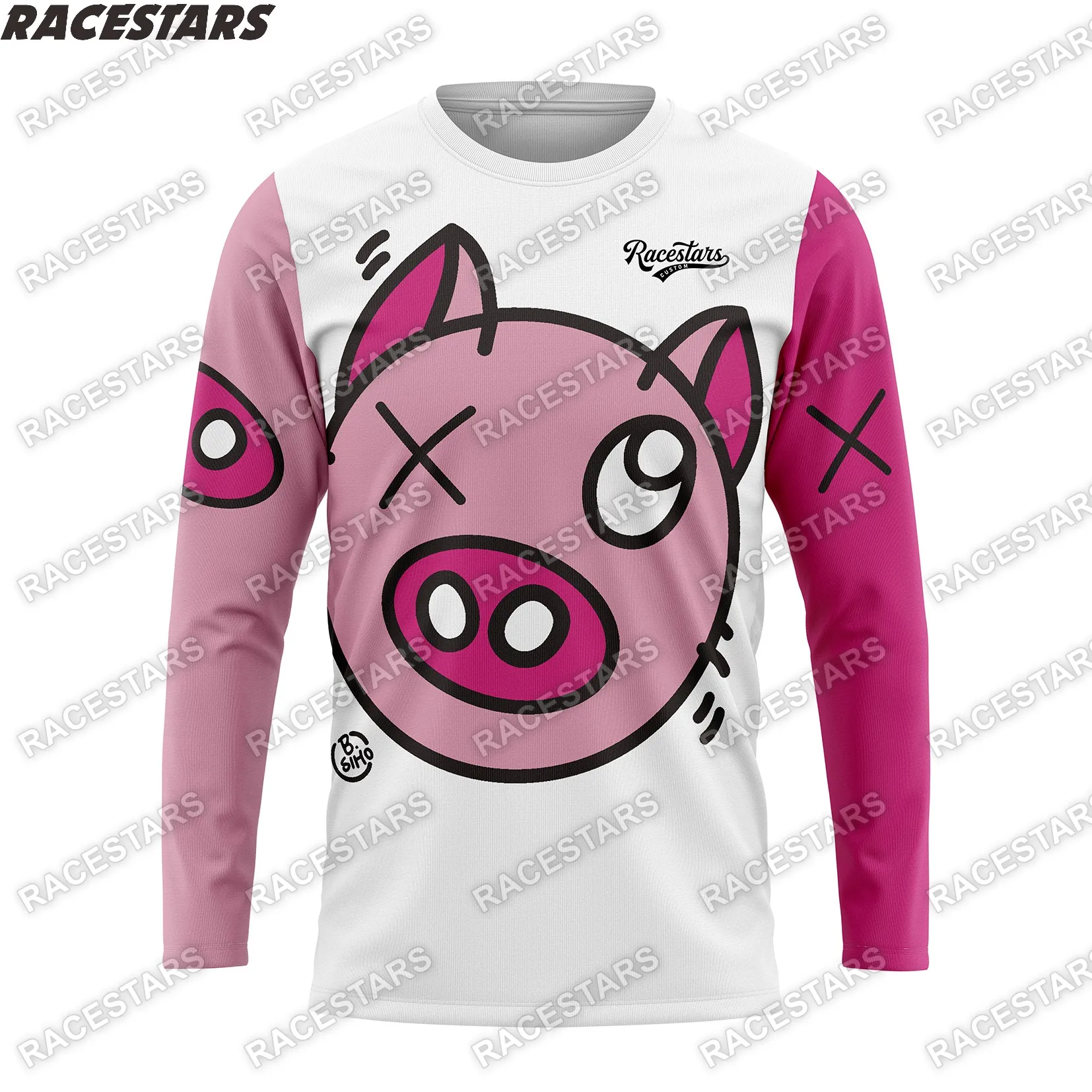 

Рубашка для мотокросса, трикотажная одежда для гоночного велосипеда, быстросохнущая одежда для езды на горном велосипеде, с длинным рукаво...