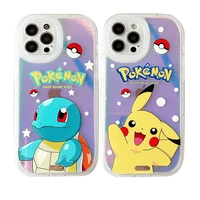 pokemon squirtle psyduck pikachu phone case iphone 13 pro max 12 11 xs x xr 8 7 plus silicone soft shell phone case
