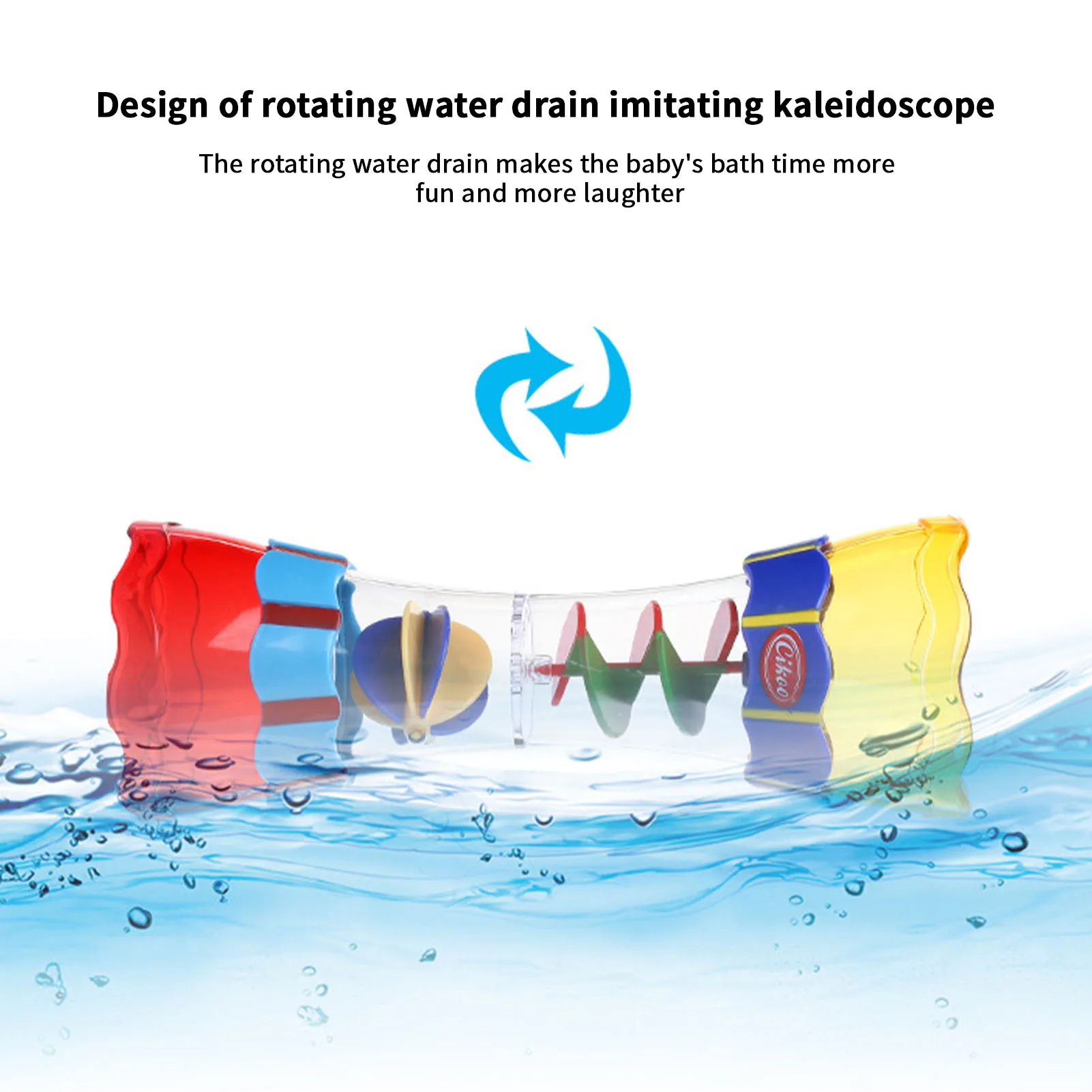 Kids Toy Children Colorful Water Bath Tub Tunes Toys Fun Whirly Wand Cup Baby Shower Bath Toy Toy Bathroom Swimming Water Whirly