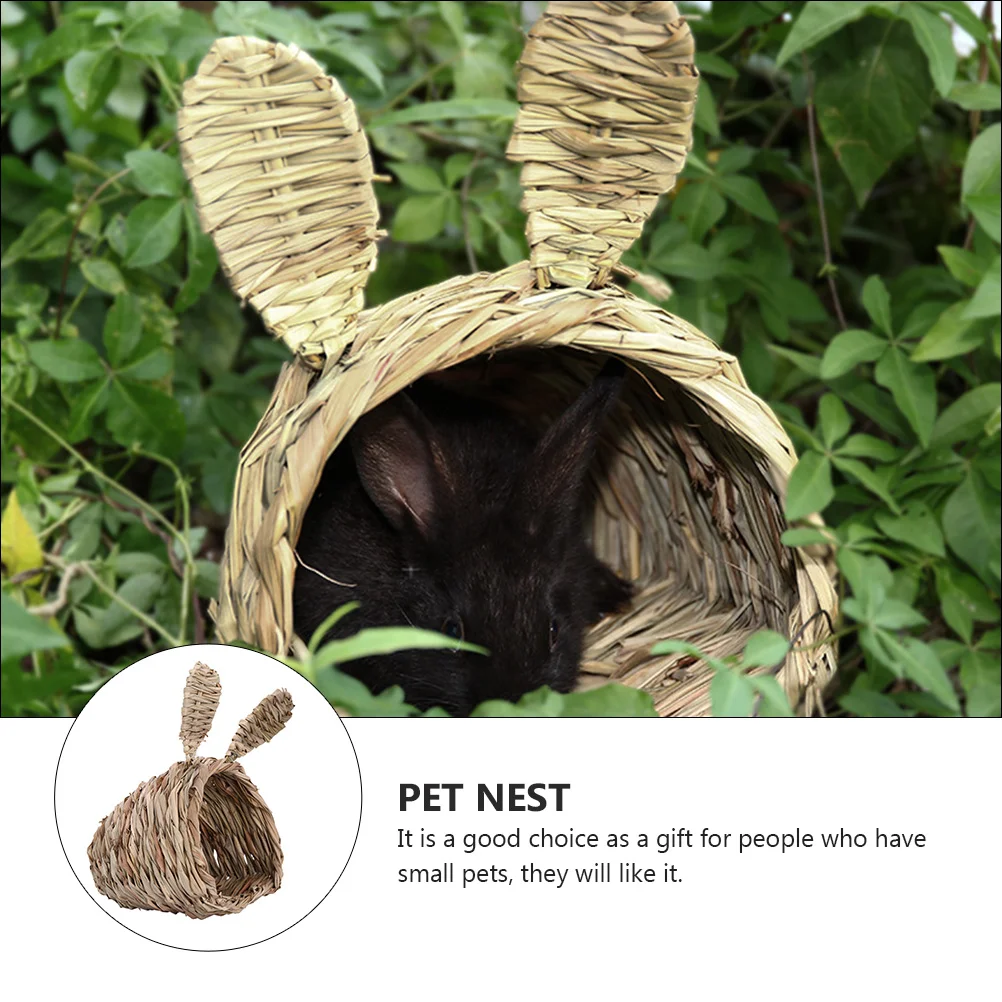 Съедобная хижина для кроликов гнездо домашних животных игрушки морской свинки