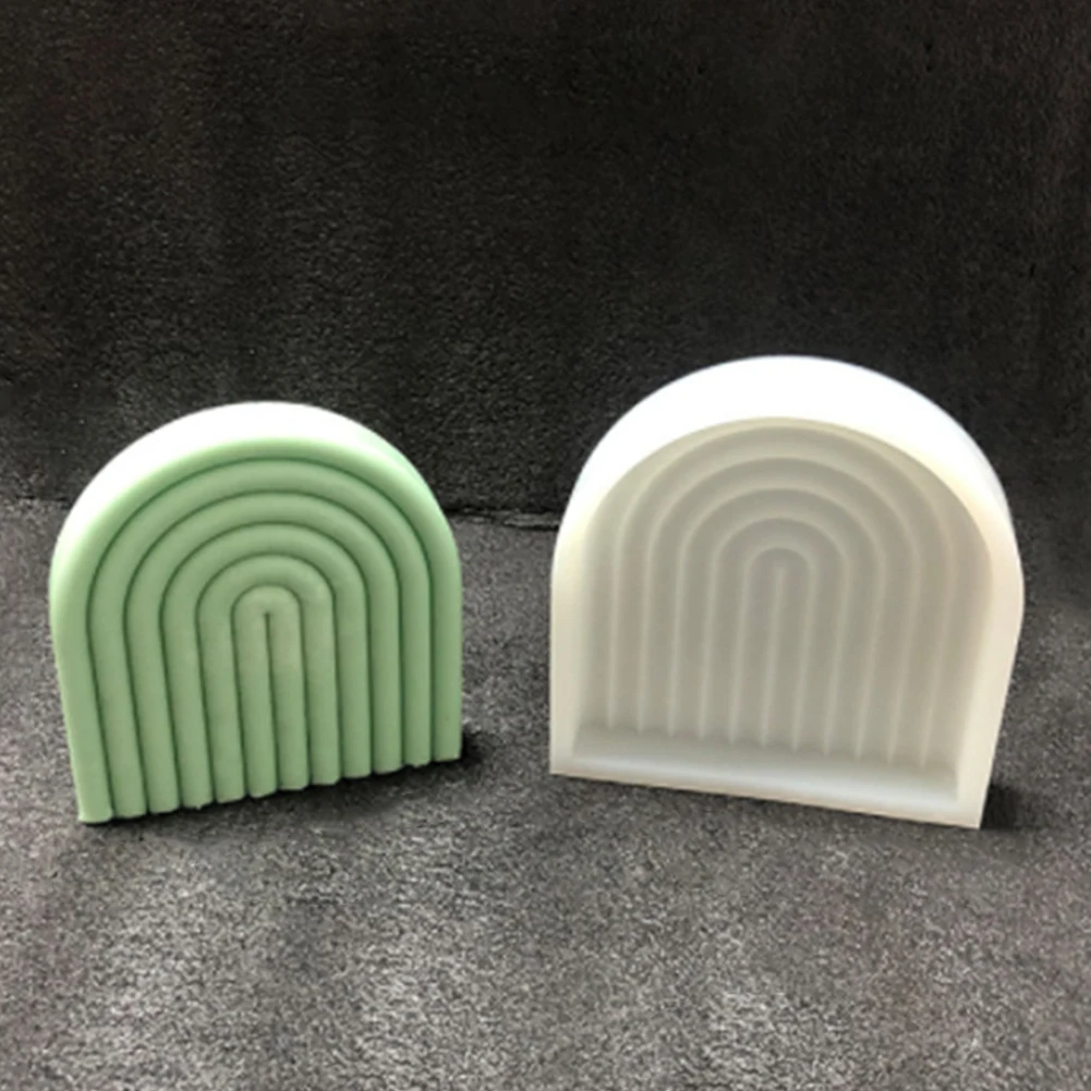 

3D Geometric Candle Mold Geometric Shaped Nordic Style DIY Handmade Candle Making Soft Silicone Home Decor Candle Making Tool