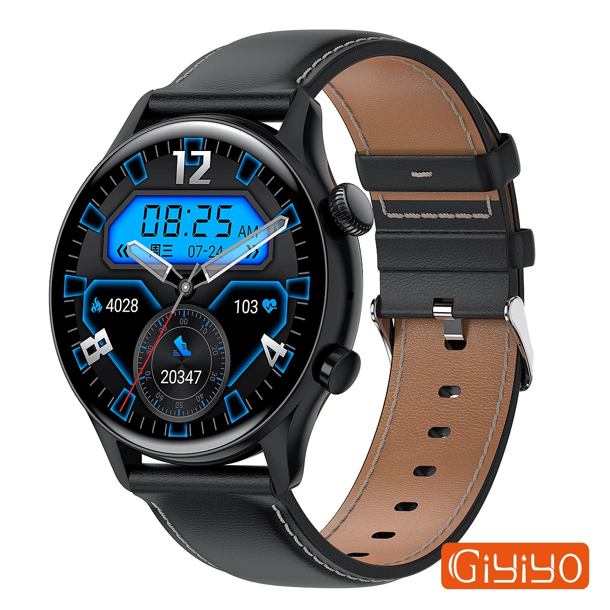 

Смарт-часы мужские водонепроницаемые с поддержкой NFC Pay и Bluetooth