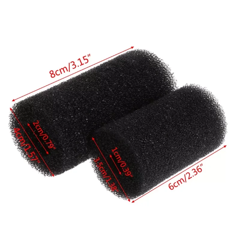 

2022JMT 5 Pcs Sponge Aquarium Filter Protector Cover For Fish Tank Inlet Pond Black Foam