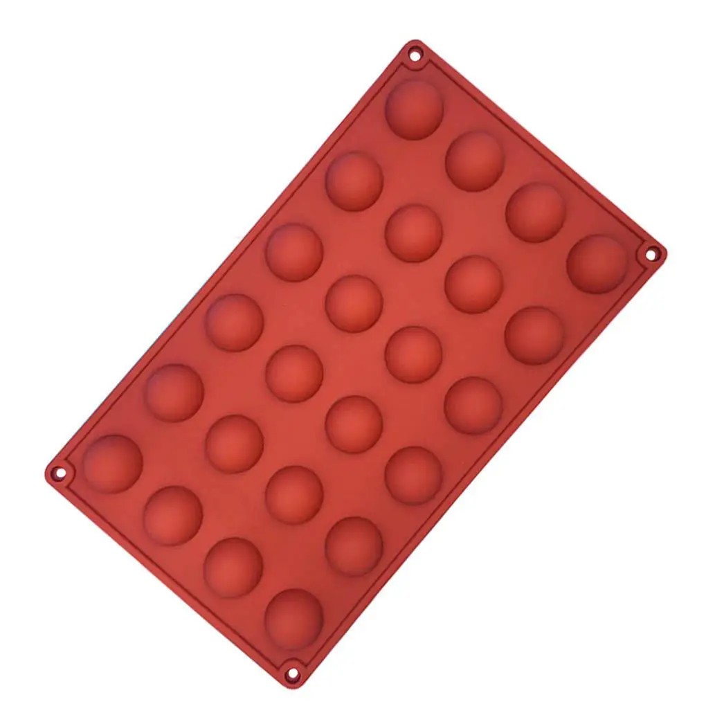 

Cake Mold Half-ball Baking Tray Chocolate Cake Ice Cube Silicone Mould Non-stick Baking Tool