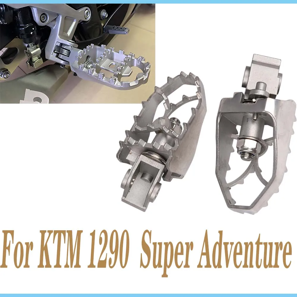 

Motorcycle for KTM 1290 1190 1090 1050 790 890 Adventure Front Footrests Foot Pegs Rests Footpegs Pedal