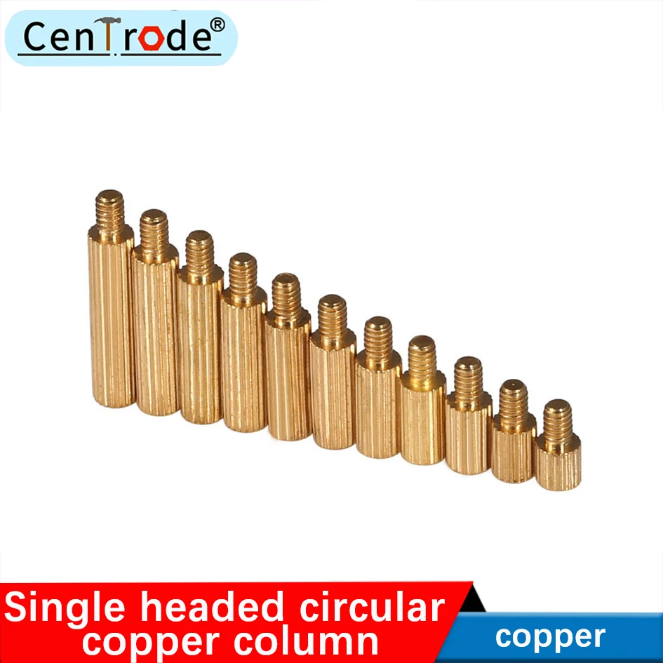Изоляционная колонка с одной головкой для мужчин и женщин круглая медная Колонка