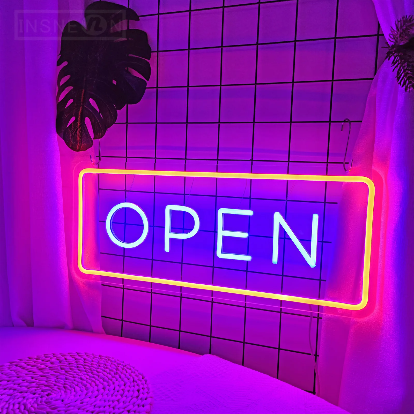 

LED Open Neon Sign Light Coffee Store Wall Hanging Neon Lights for Shop Bar Business Decor 5V USB OPEN Neon Signs LED Decoration