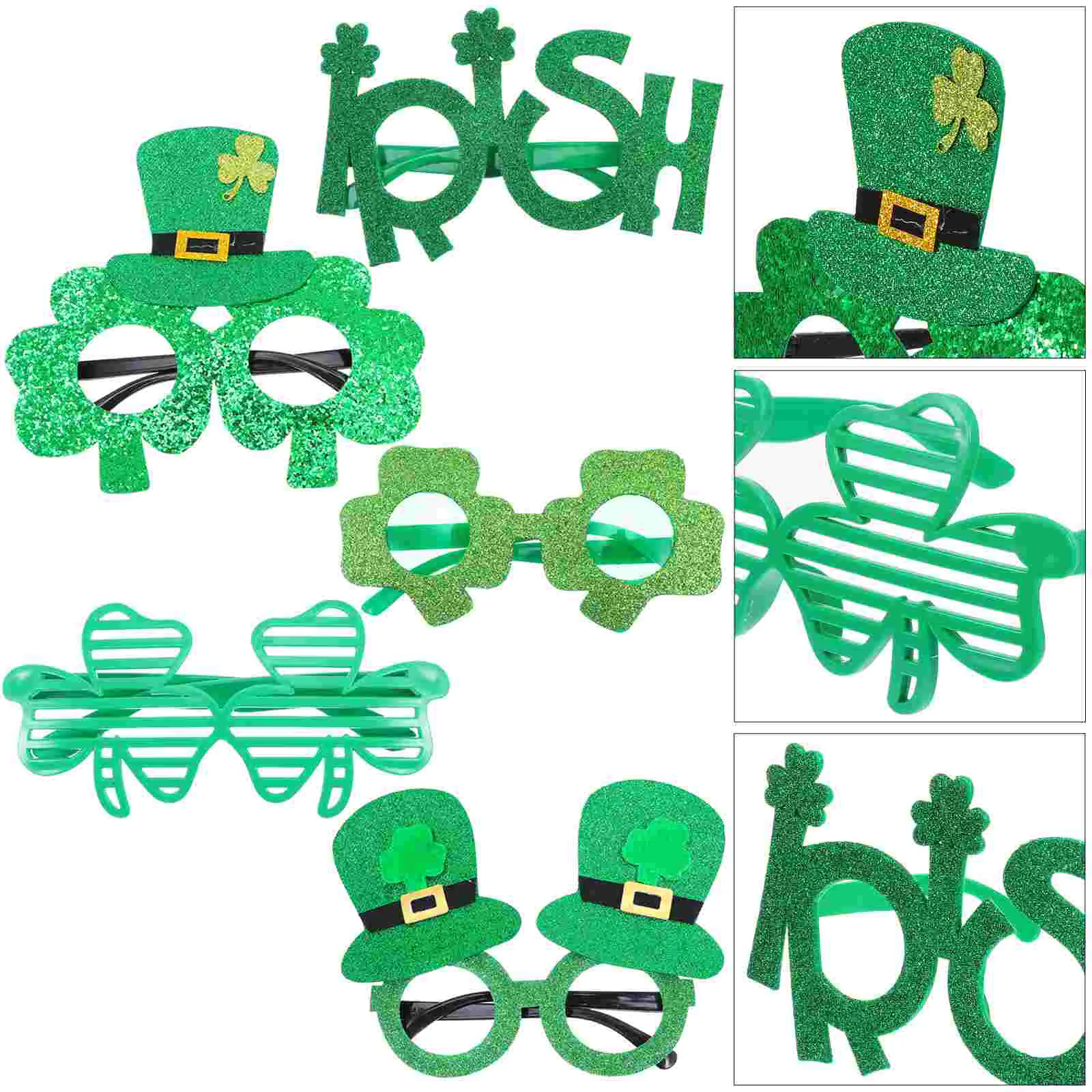 

Солнцезащитные очки Shamrock, солнцезащитные очки с четырьмя листьями, новинка, солнцезащитные очки для детей