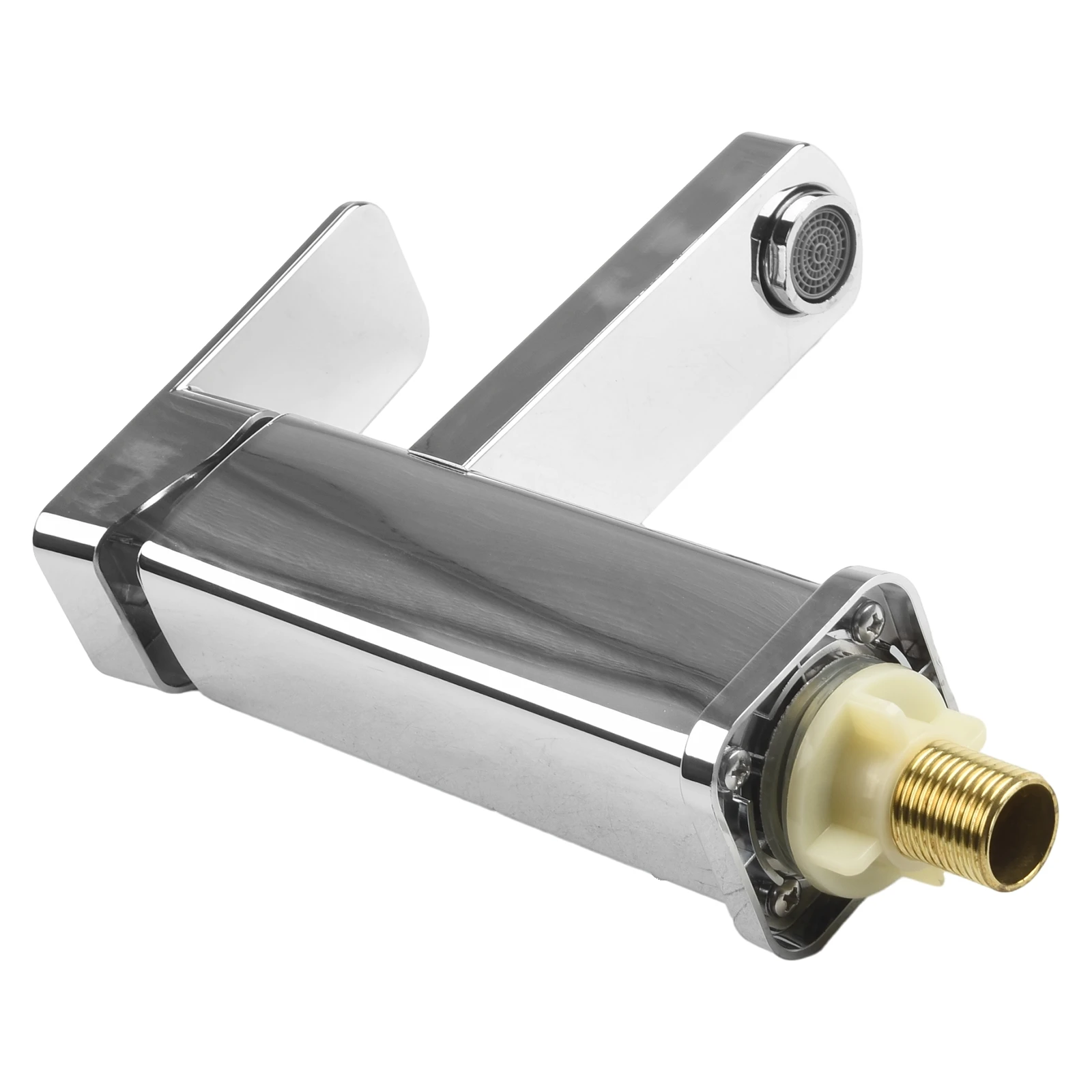 

304 Stainless Steel Silver Single Cold Sink Faucet Bathroom Counter Basin Single Handle Faucet Kitchen Basin Faucet