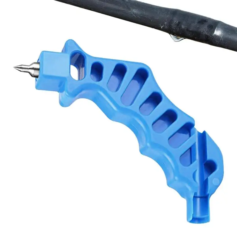 

Инструмент для пробивки отверстий в трубе, Универсальный 4 мм дырокол для труб, многоразовый дырокол для полива, шланг для пробивки отверстий в полиэтиленовом шланге