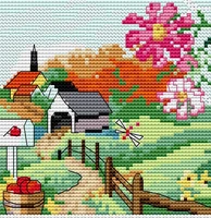 sj012b stich cross stitch kits craft packages cotton seasons painting counted china diy needlework embroidery cross stitching