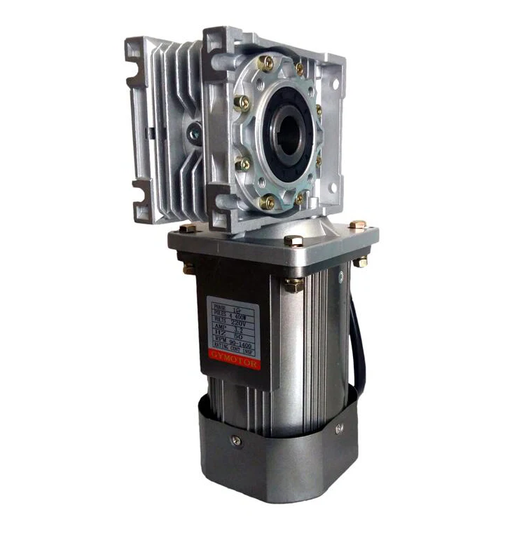 Мотор-редуктор переменного тока 400 Вт 220 В высокий крутящий момент + червячная