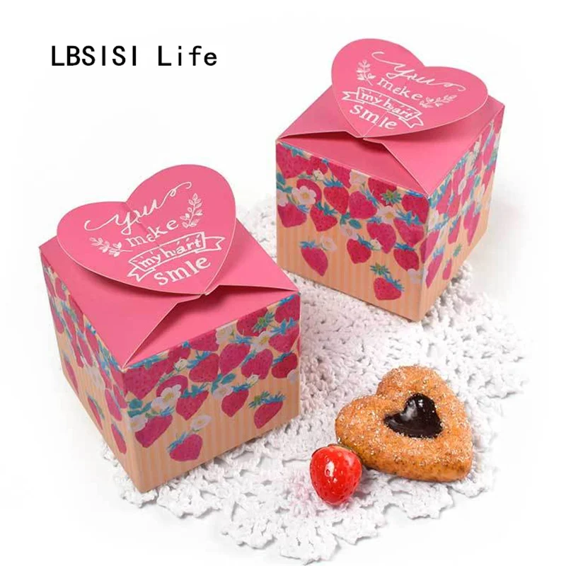 

Новинка, свадебная Подарочная бумажная коробка с закусками LBSISI Life, 50 шт., упаковочная еда ручной работы для приготовления шоколада, детский праздничный подарок, товары пожеланий
