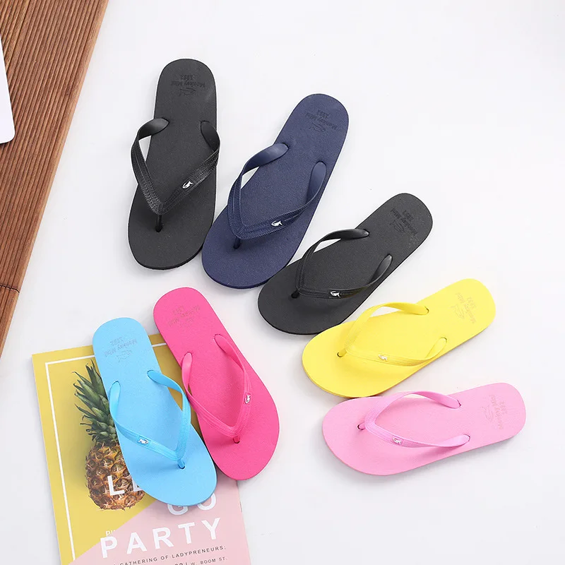 Пляжные шлепанцы для мужчин и женщин дешевые сандалии нескользящие пластиковые