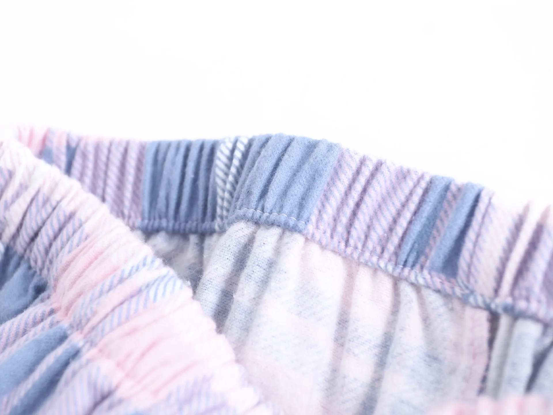 Cotton Flannel Trouser Pajamas Suit for Home Wear Simple Printed Loose Autumn and Winter Long Sleeve Pant Pyjamas Women Sets