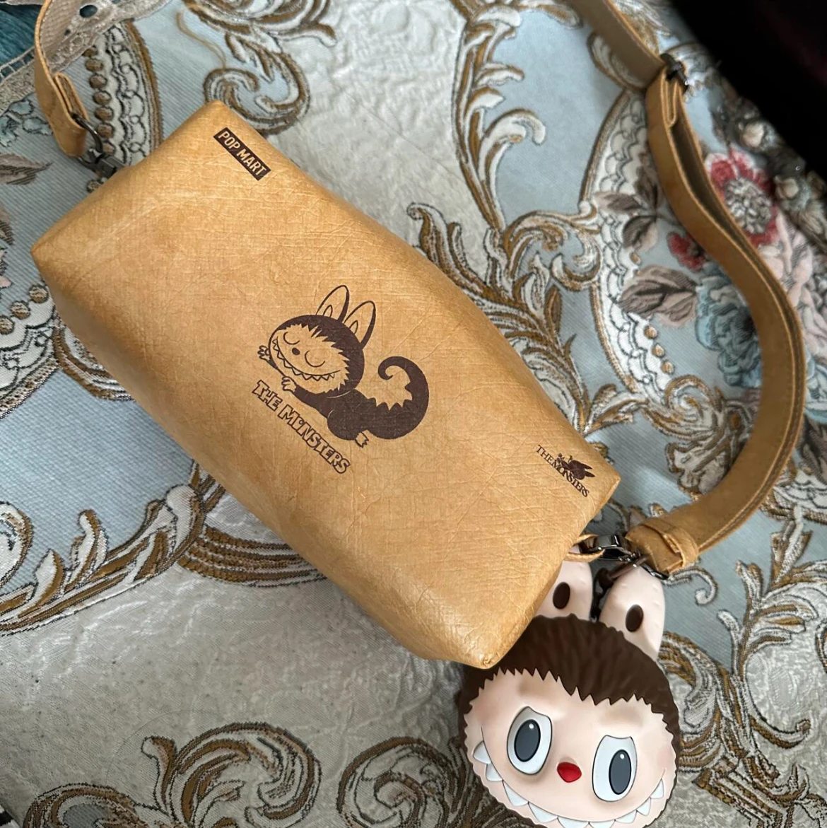 Новый Pattegenuine Zimomo Labubu аксессуары ручной работы сумка через плечо ретро сменная