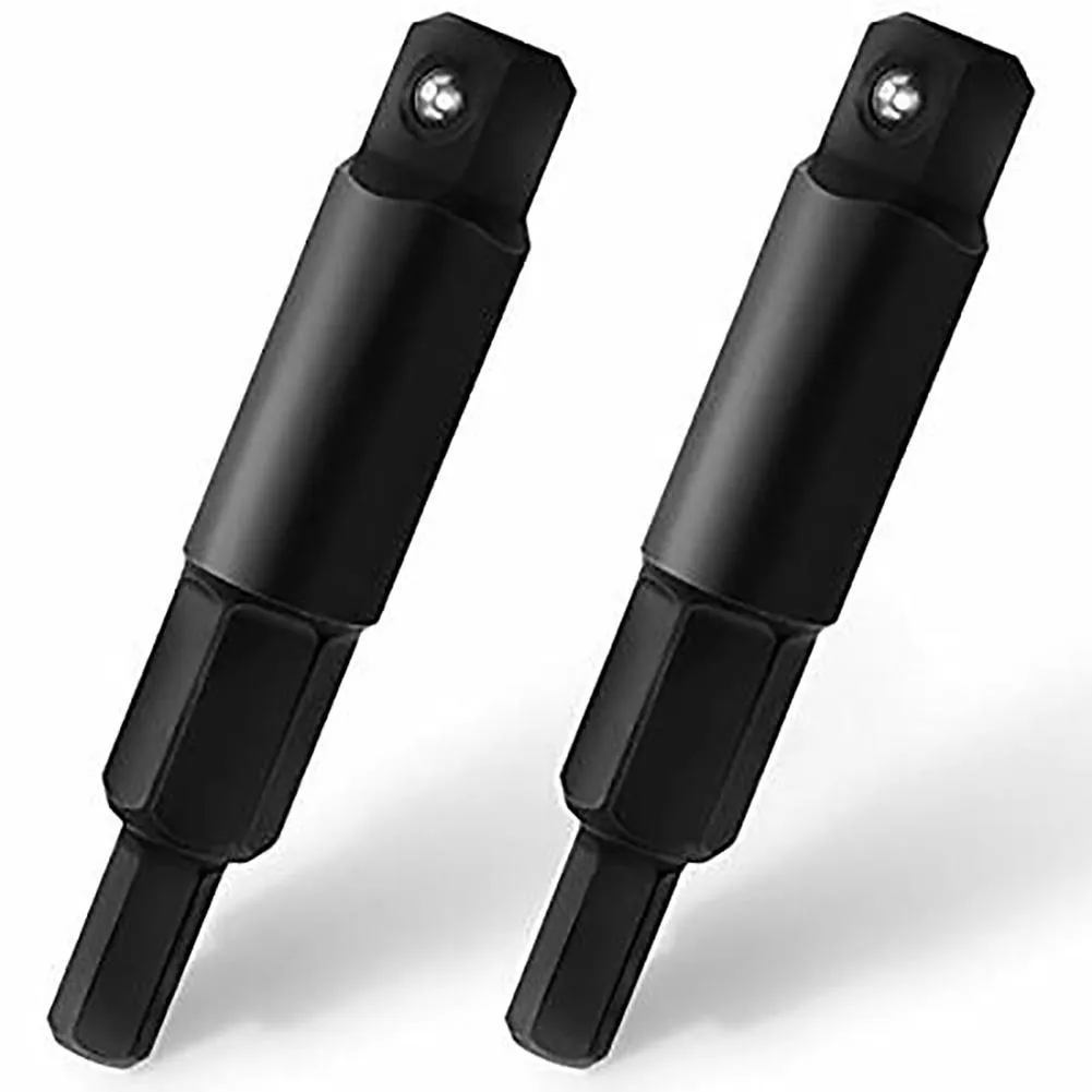 

2pcs Hex Key Adapter 3/16in Black HVAC Condensing Unit Tool Valve Wrench New