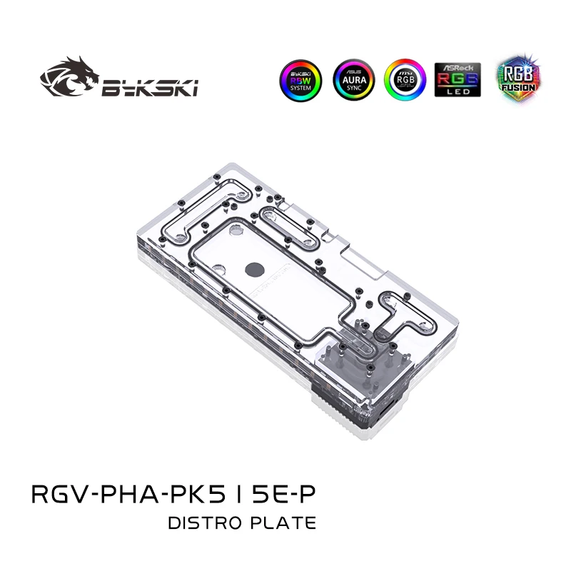 Размерная пластина Bykski RGV-PHA-PK515E-P для Phanteks PK515E корпус компьютера прозрачная