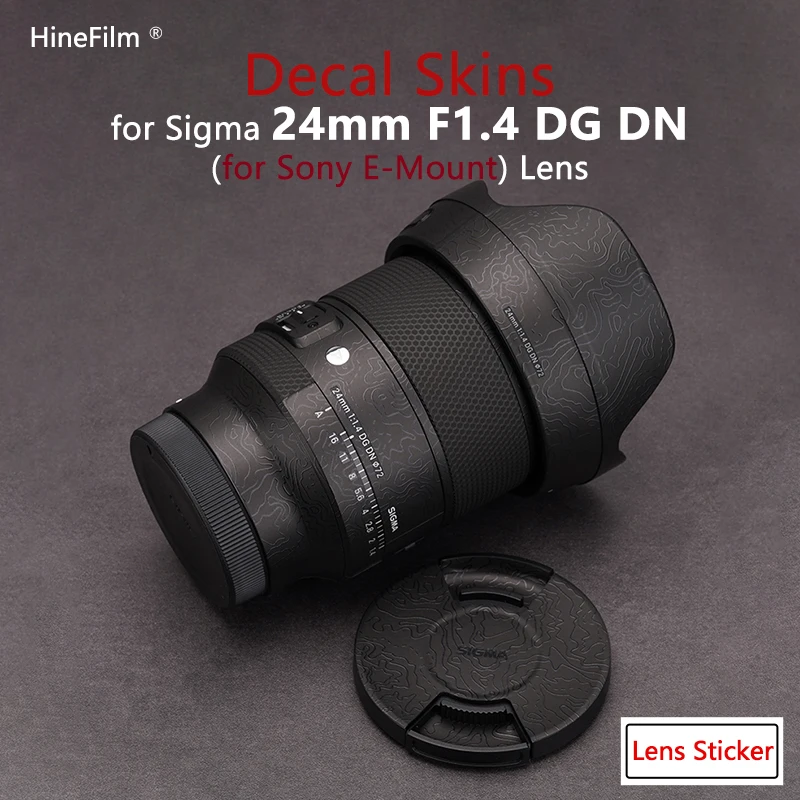 

Sigma 24 f1.4 E mount Lens Decal Skins Protective Wrap Film for Sigma 24mm F1.4 DG DN Lens Protector Anti-scratch Cover Skins