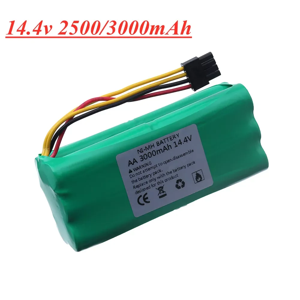 

NEW2023 14.4V Ni-MH AA Rechargeable battery Pack 2500MAH for Ecovacs Deebot Deepoo X600 ZN605 ZN606 ZN609 Midea Redmond Vacuum C