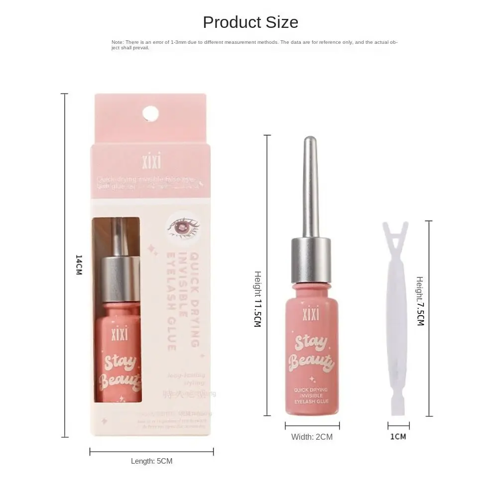 Фото Клей для двойных век Beauty Tool XIXI: стойкий, быстросохнущий, прозрачный, для накладных ресниц и наращивания ресниц №5