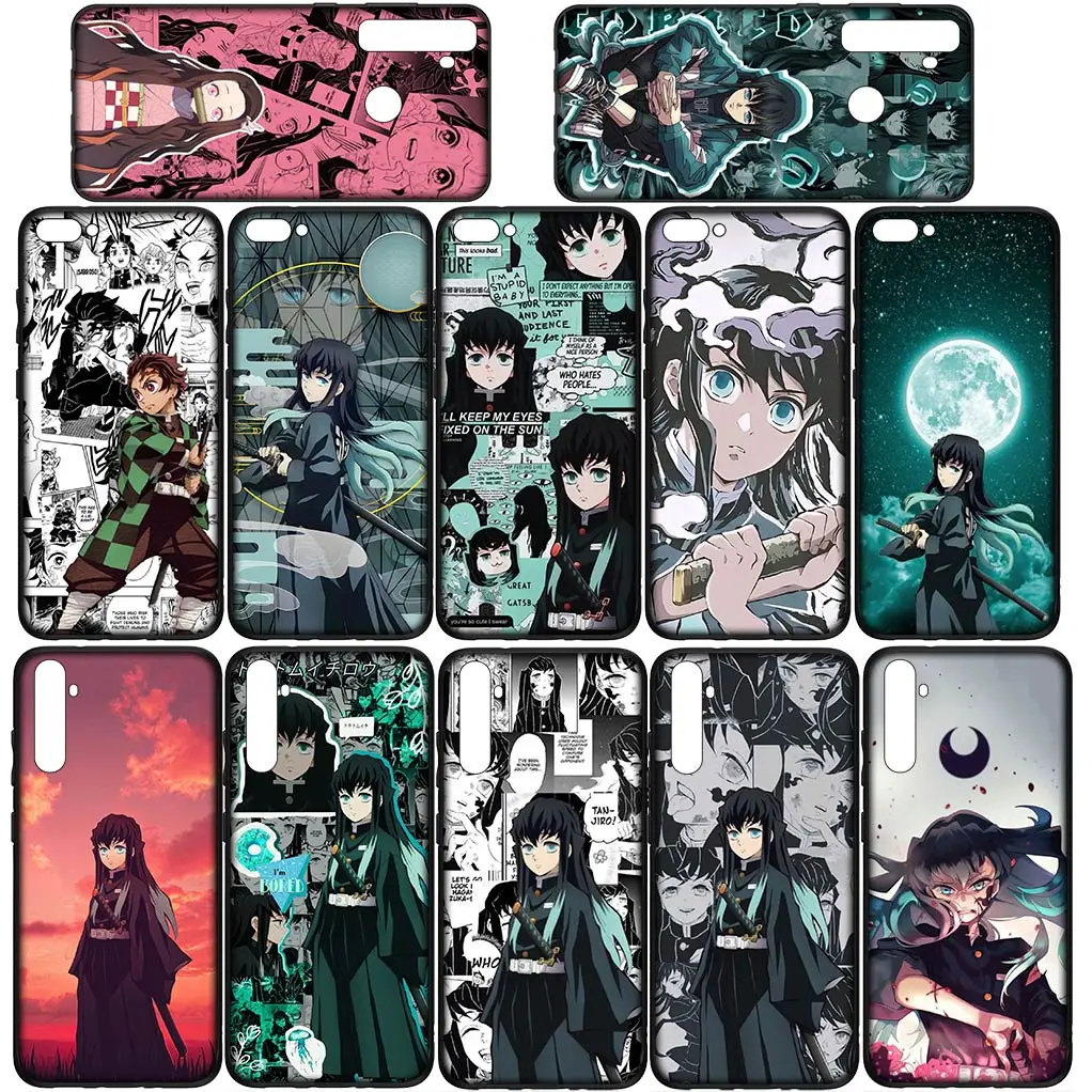 Чехол для телефона Muichiro Tokito рассекающий демонов Tanjirou Nezuko чехол Xiaomi Poco C65 X3 NFC GT X4 M4