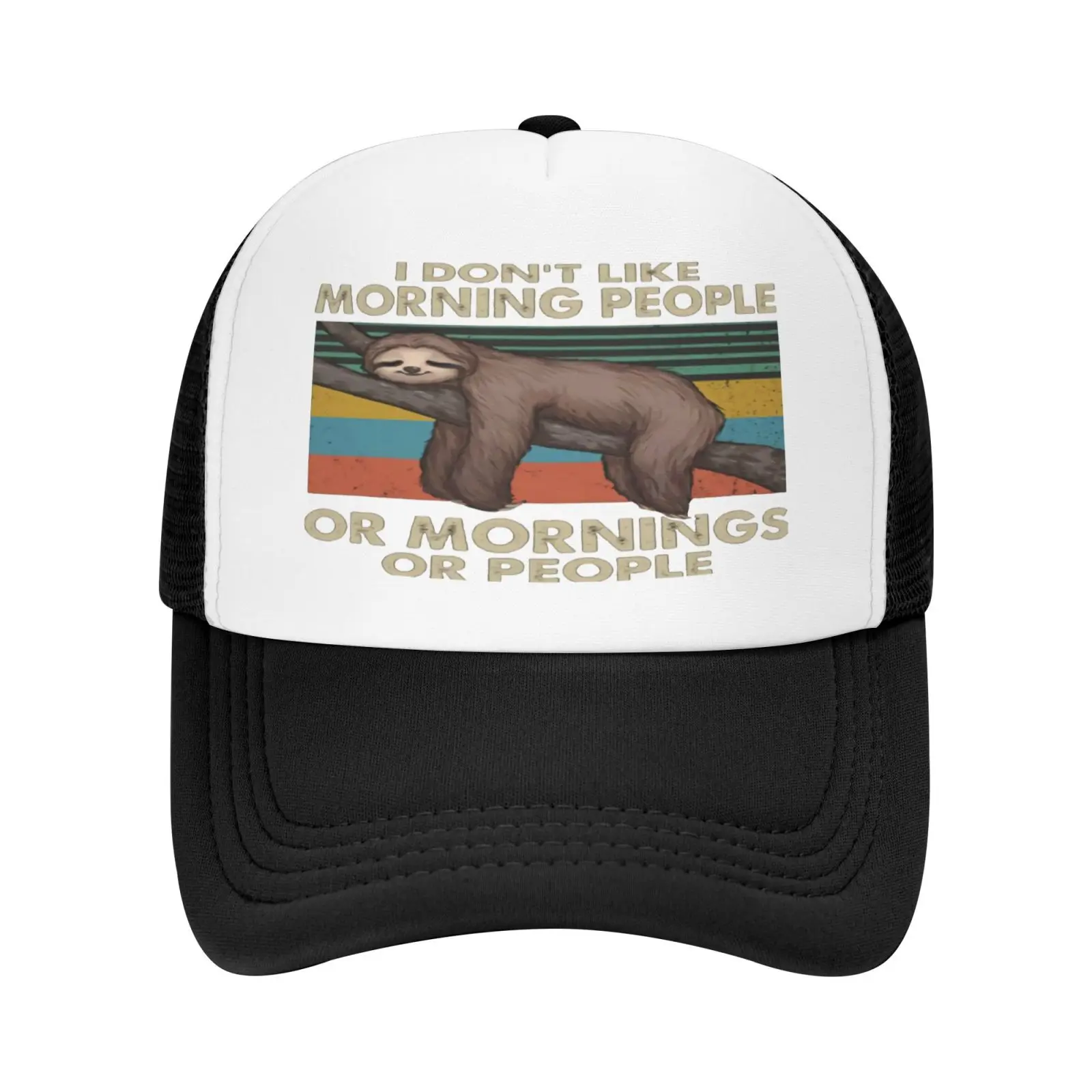 

Шапка с надписью «I Not Like Good Morning People», Мужская кепка, солнцезащитные шапки с логотипом на заказ, Женская Мужская Панама, шапка, шапка, летние ж...