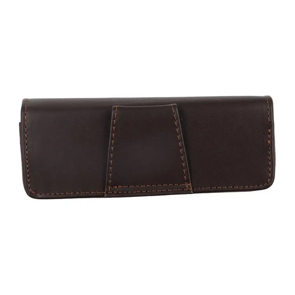 Кожаные очки для дальнозоркости коробка хранения очков подарок отцу футляр