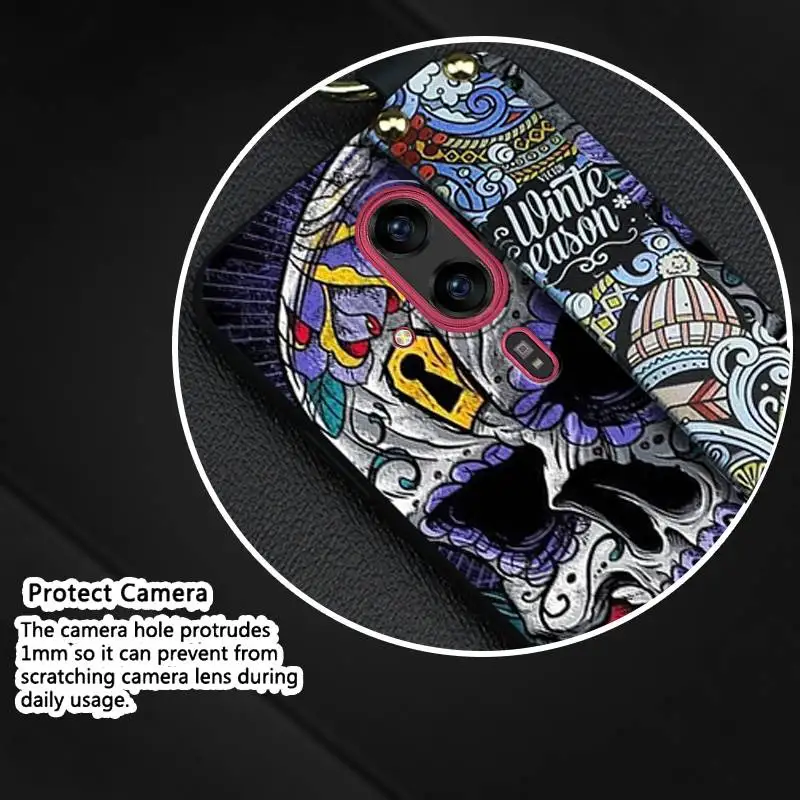 Брудостойкий чехол для телефона с кольцом Fujitsu Arrows F-53E/Rakuraku прочный