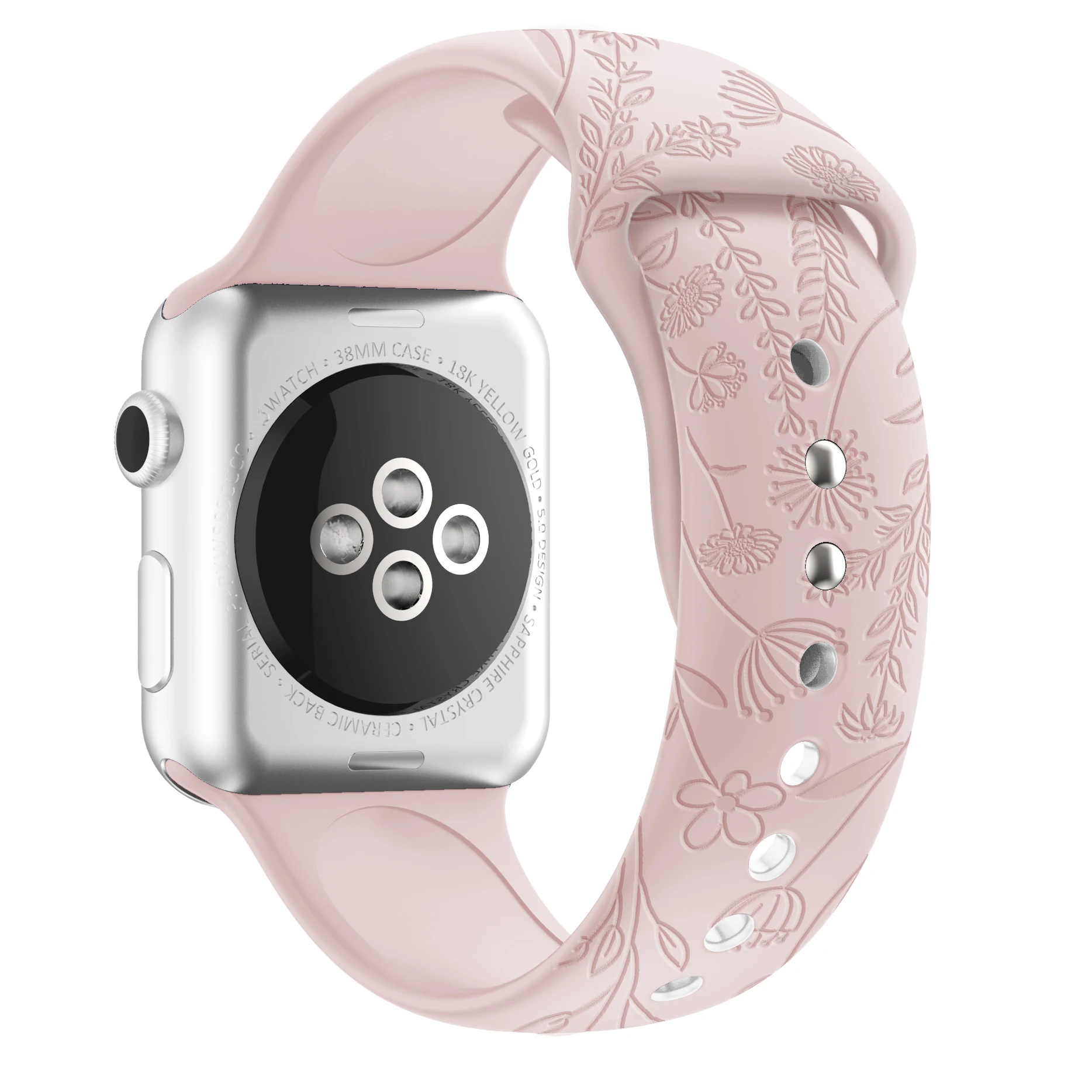 Ремешок силиконовый для Apple watch band 44 мм Ultra 49 40 38 42 41 45 браслет iWatch 8 7 6 SE 5 4 часов -