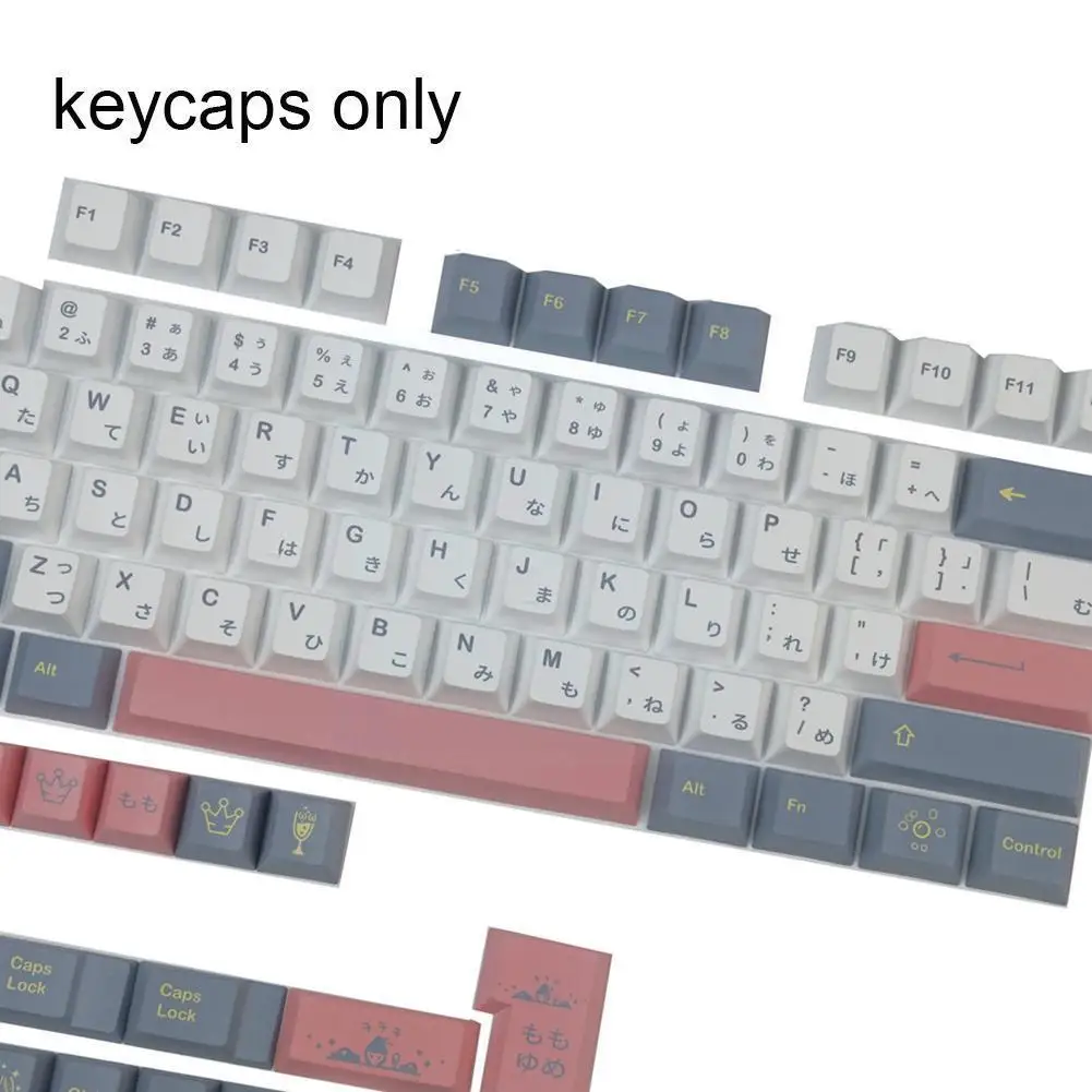 

142 Keys Gmk Keycaps Pbt Dye-sub Mechanical Keyboard Keycap Profile For Mx Swicth Enter 7u Space Bar U8r9 V1q2