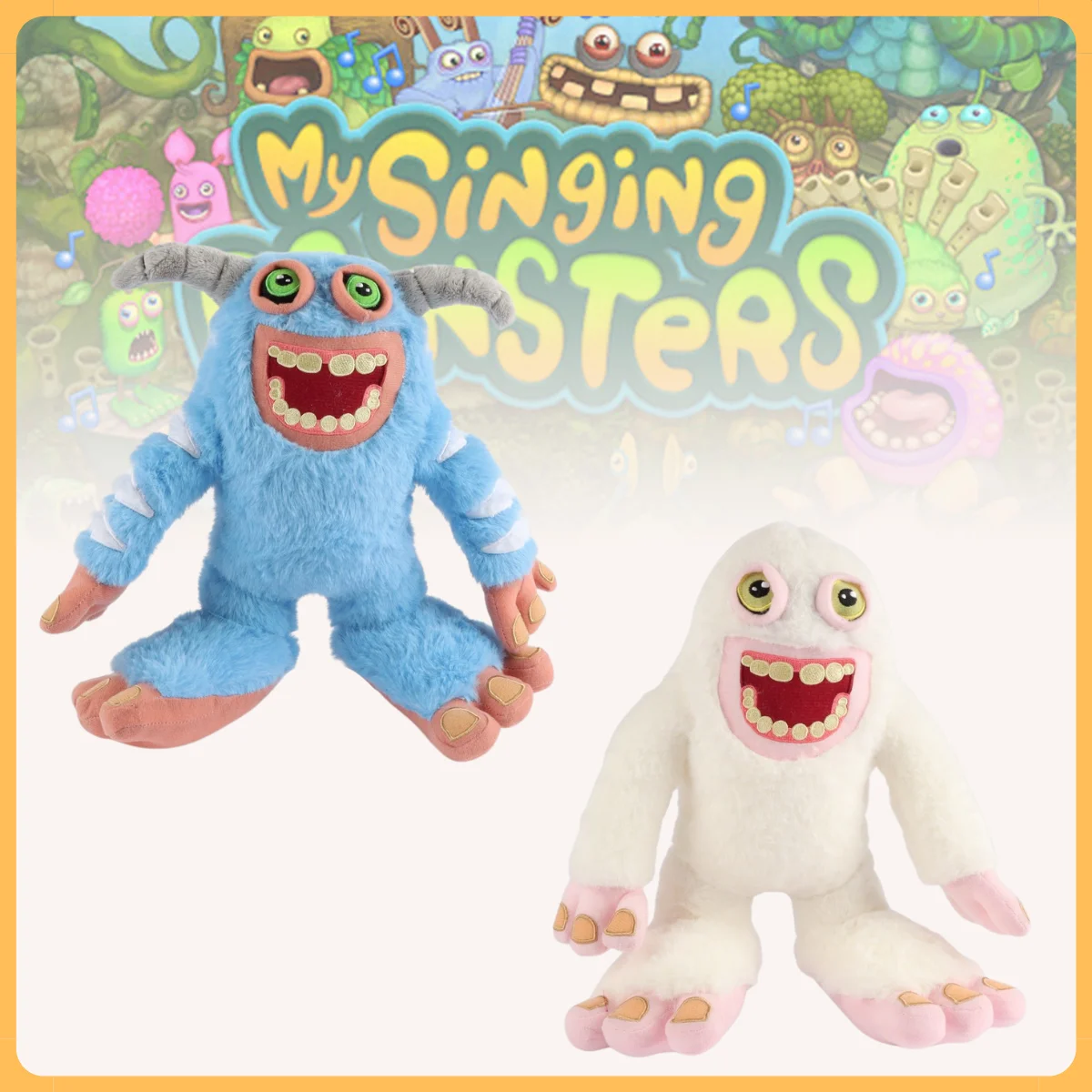 Плюшевая игрушка-монстр мягкая хлопковая начинка унисекс подарок для детей