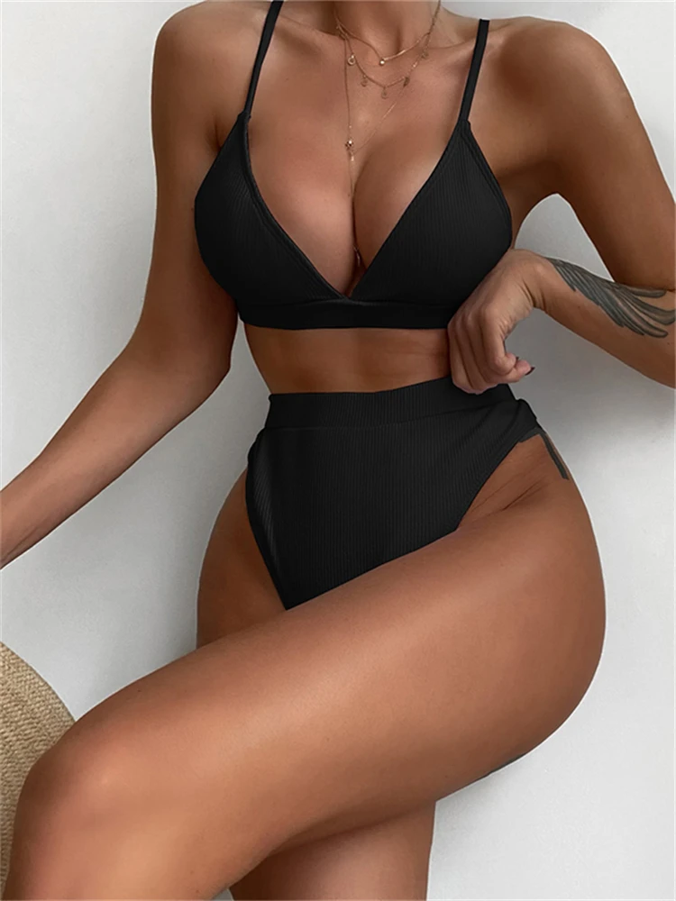 

Micro Bikini Women Swimsuit 2023 New Black Sling Bikinis Set Sexy Thong Swimwear Summer Biquini Beach Wear Bathing Suit Female