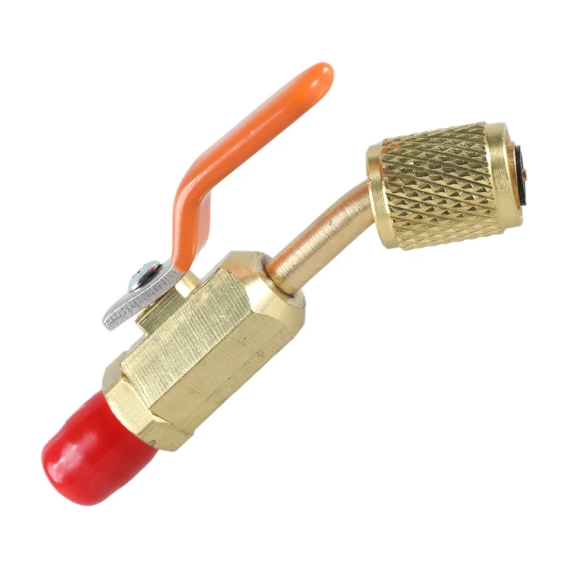 Шаровой клапан кондиционирования воздуха для R410A R134A R12-R22 адаптер вакуумного