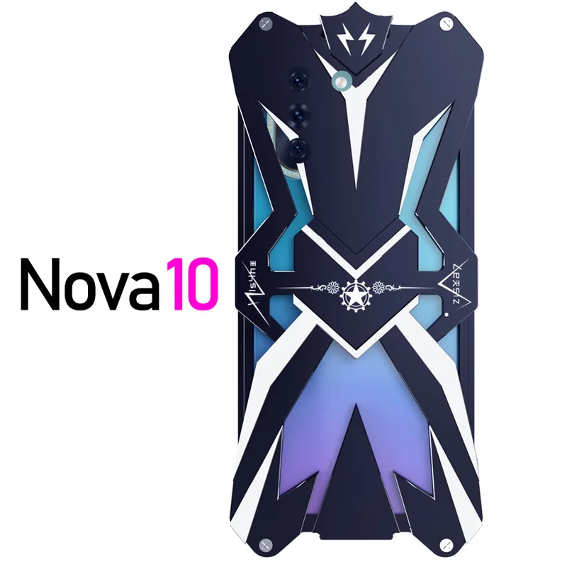 

Metal Steel Machinery Series Cases Thor For Huawei Nova 10 Heavy Duty Armor Aluminum For Huawei Nova10 Nova 10z Pro Case Cover