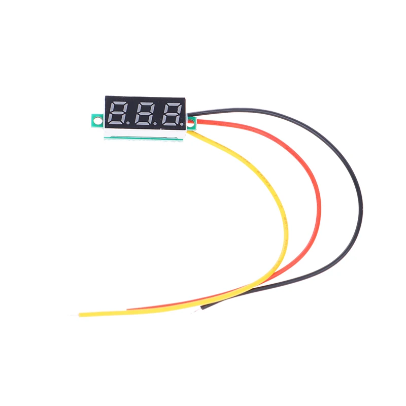 0 28 дюймовый цифровой вольтметр постоянного тока 0-100 в тестер напряжения Мини