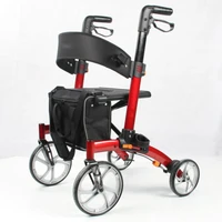invisible cable lightweight foldable convenient travel posterior walker rollator