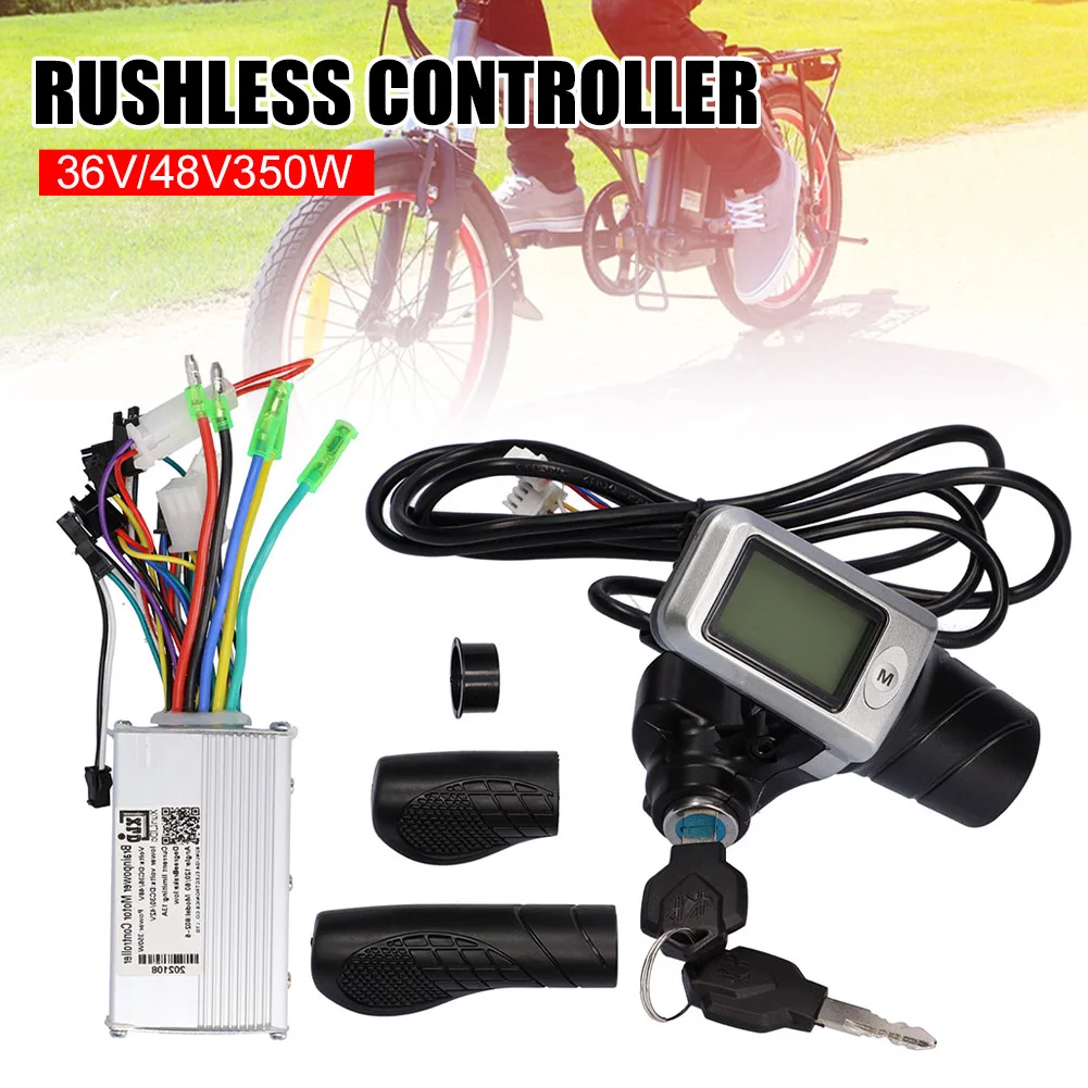 

24V/36V/48V/60V 250W/350W/450W/500W/1000W LCD Display Panel Electric Bicycle Controller E-bike Scooter Brushless Controller Kit