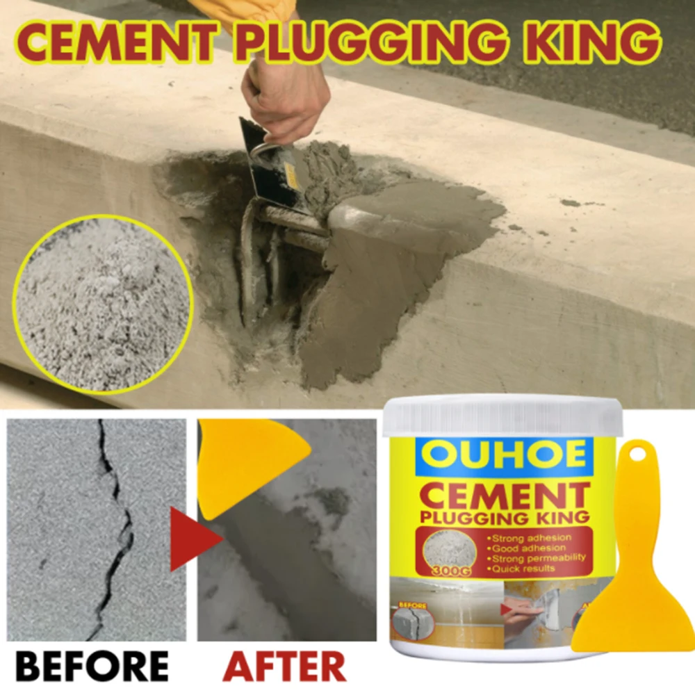 

1PCS Ground Household Quick-drying Plugging King Cracks Quick-drying Mortar House Glue Cement Does Not Leak Ground Glue